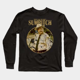 STONE TEXTURE -  SUMBITCH Long Sleeve T-Shirt